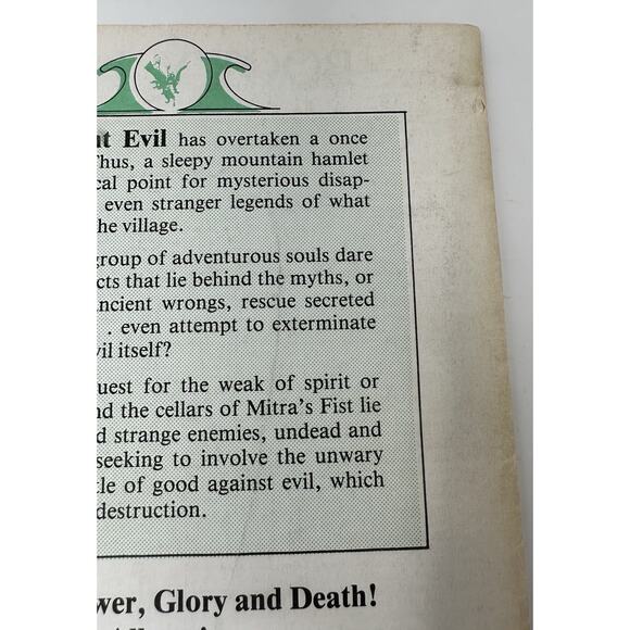 Judges Guild Dark Tower Fantasy Game Aid 1980 Advanced Dungeons & Dragons #88 - Picture 12 of 14